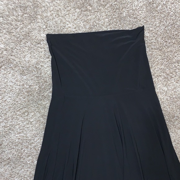 Black  Stretchy Skirt! Multi-Style Dress/Skirt - Picture 2 of 3